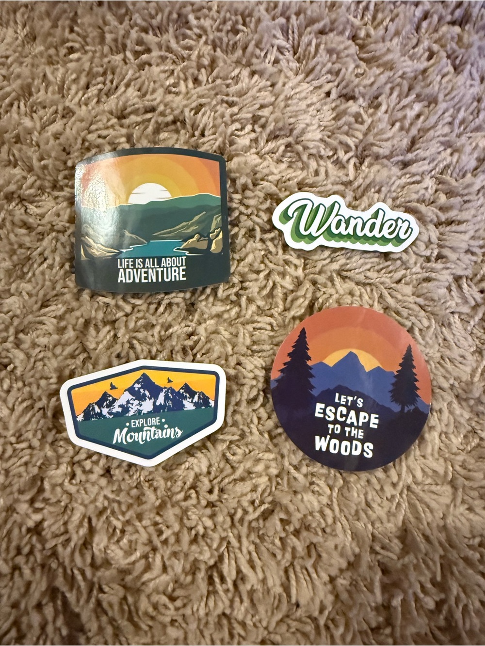 Wander Outdoor Adventure Sticker Pack